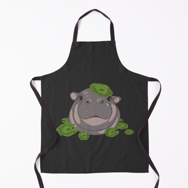 Item preview, Happy Water Lily Hippo designed and sold by SKETCHYANDGRAPHIC.