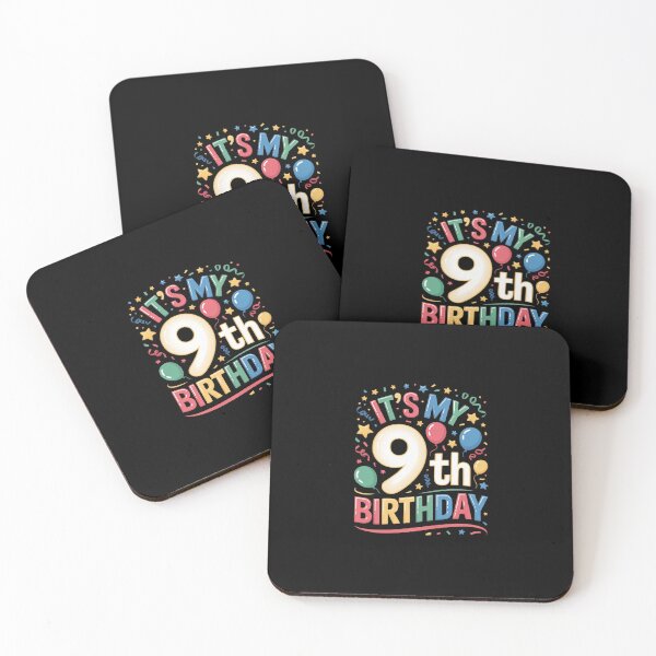 Item preview, Kids It's My 9th Birthday 9 Eight Year Old Birthday Party  designed and sold by Belkisallen.