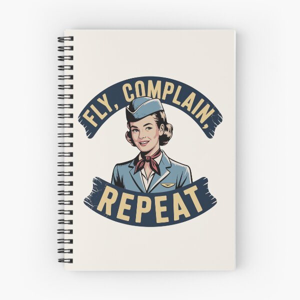 Item preview, vintage sarcastic funny flight attendant designed and sold by CabinChaos.