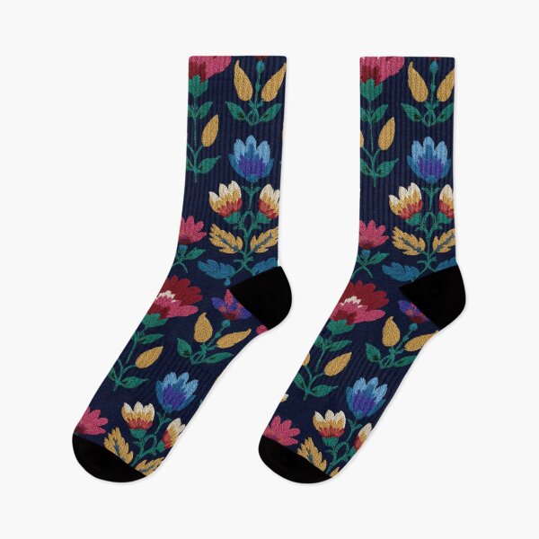 Item preview, Minimalistic Lush Floral Embroidered Print For Hostess Gift designed and sold by RoyalStarsPatts.
