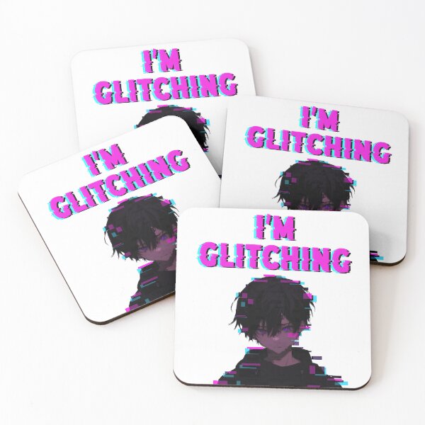 Item preview, Anime guy is glitching  designed and sold by Starphil.