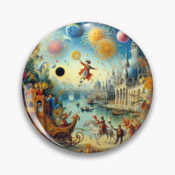 Item preview, Sphere of Splendor – Surreal Globe of Celebration and Cosmos designed and sold by daweave77.