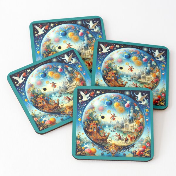 Item preview, Sphere of Splendor – Surreal Globe of Celebration and Cosmos designed and sold by daweave77.