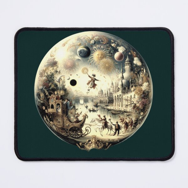 Item preview, Sphere of Splendor – Surreal Globe of Celebration and Cosmos designed and sold by daweave77.