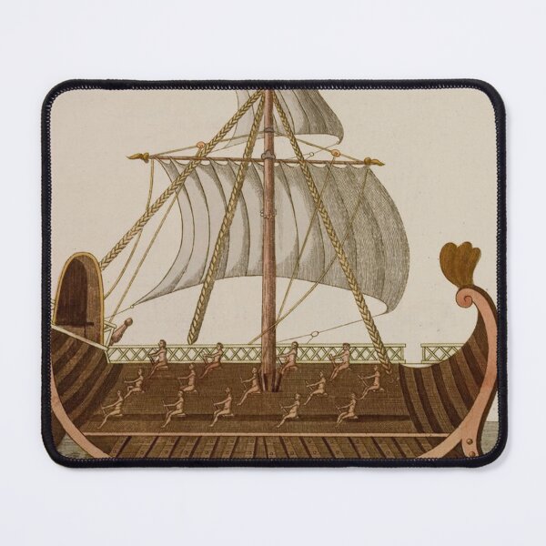 Item preview, Trireme warship used by the ancient Phoenecians Greeks and Romans designed and sold by Vintage Designs +.