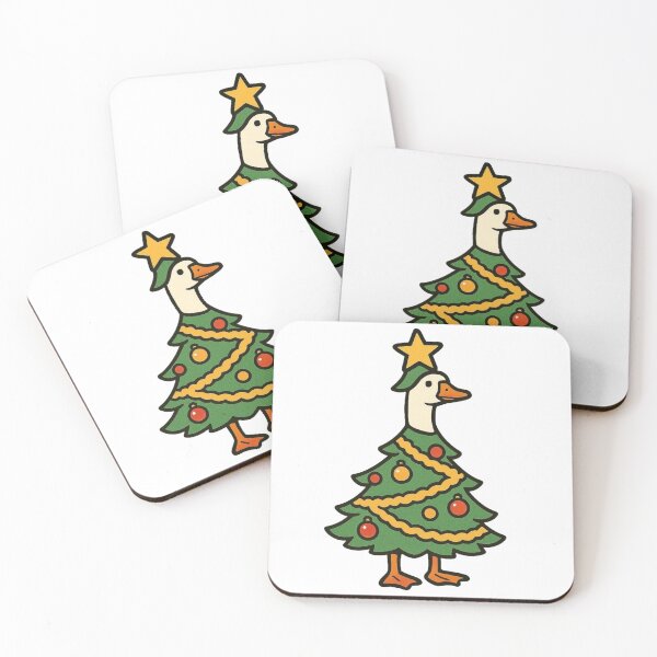 Item preview, Goose Dressed as Christmas Tree – Funny Holiday Animal designed and sold by Confuzz1ed.