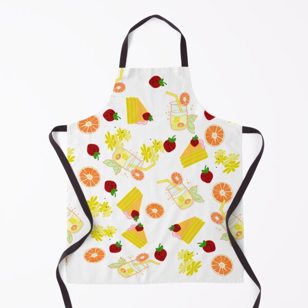 Item preview, art of strawberries, cool drink, orange, and flowers designed and sold by Nature Nblossom.
