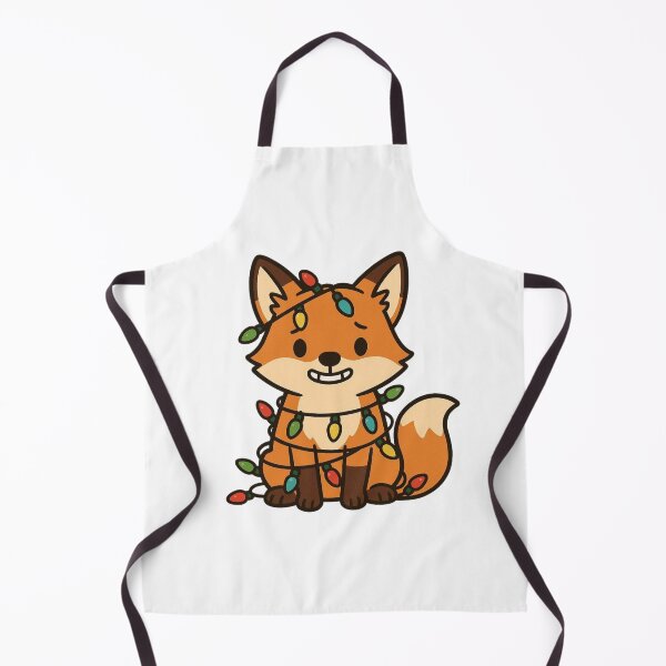 Item preview, Fox Tangled in Christmas Lights – Funny Festive Animal designed and sold by Confuzz1ed.