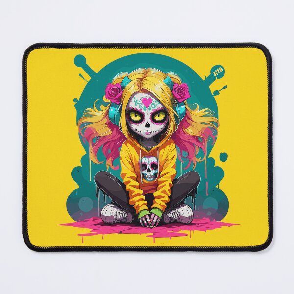 Item preview, Mischievous Sugar Skull Girl (22) designed and sold by A78-Designs.