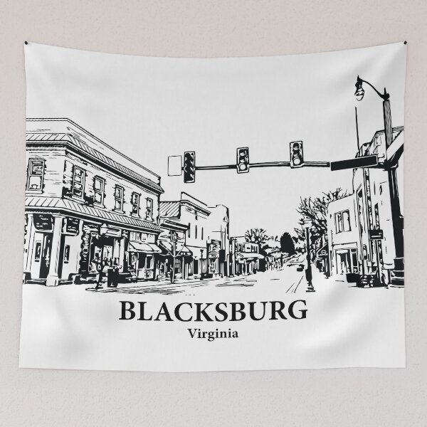 Item preview, Blacksburg - Virginia designed and sold by Lakeric Cityscapes.