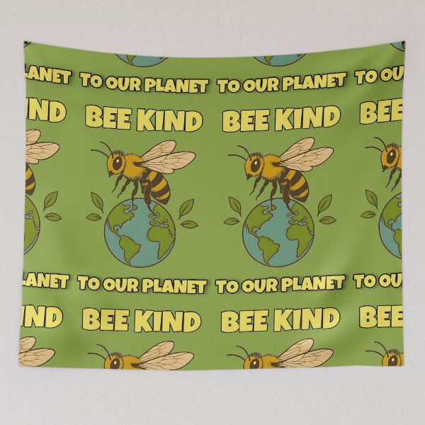 Item preview, Be Kind to our Planet: Go Green, Bee & Earth Design for Nature Lovers & Environmentalist message Gift designed and sold by MagicShop3000.