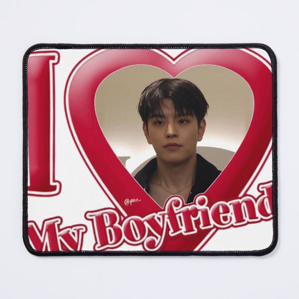 Item preview, I ❤️ My Boyfriend (Stray Kids Seungmin) Print Design designed and sold by j1nirette.