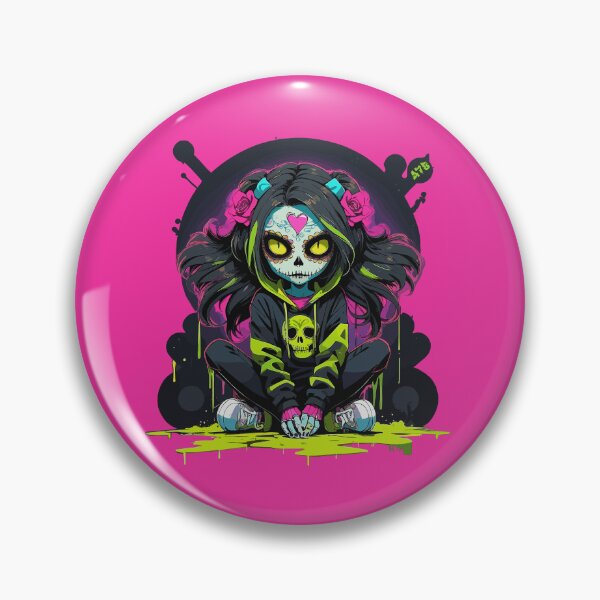 Item preview, Mischievous Sugar Skull Girl (25) designed and sold by A78-Designs.