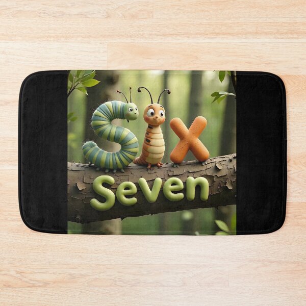 Item preview, Six Seven 6-7 Cute Caterpillars in a tree  designed and sold by The Funky Sprunki.