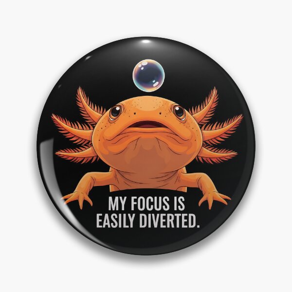 Item preview, Mesmerized Axolotl Watching Bubble – Gift for Mindful Living Fans designed and sold by Luminari Creations.