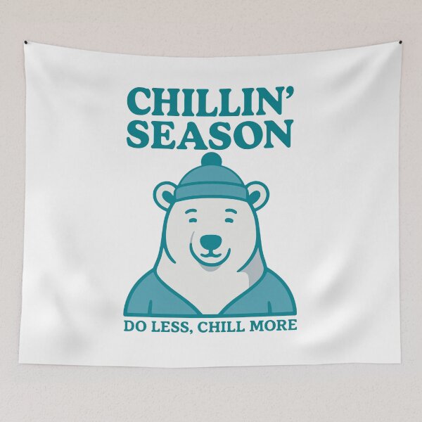 Item preview, Chillin’ Season – Do Less, Chill More Polar Bear Winter designed and sold by SnappyPNG.
