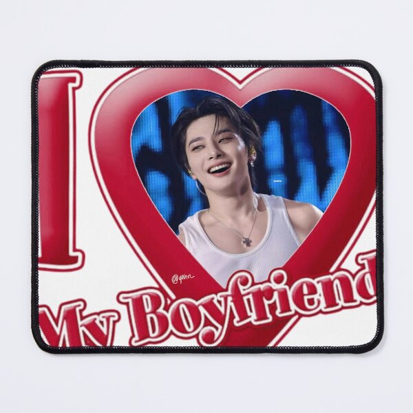 Item preview, I ❤️ My Boyfriend (Stray Kids I.N.) Print Design designed and sold by j1nirette.