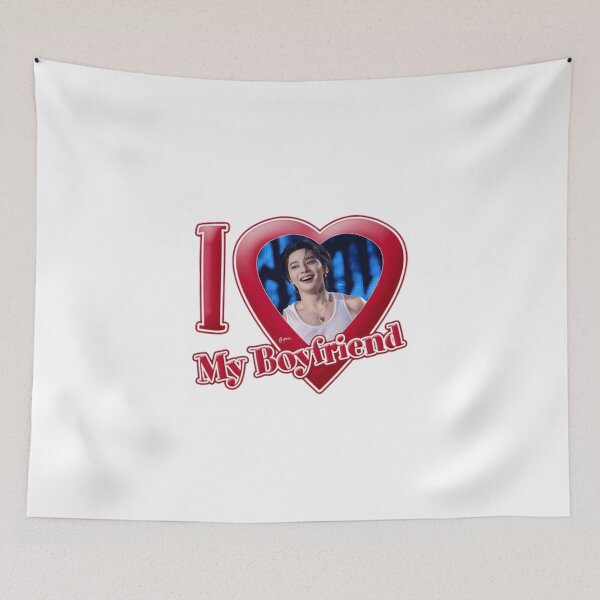 Item preview, I ❤️ My Boyfriend (Stray Kids I.N.) Print Design designed and sold by j1nirette.