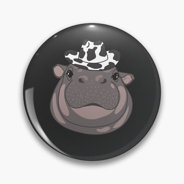 Item preview, Baby Hippo Country Vibe designed and sold by SKETCHYANDGRAPHIC.