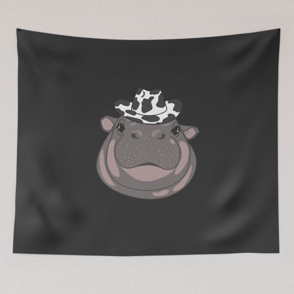 Item preview, Baby Hippo Country Vibe designed and sold by SKETCHYANDGRAPHIC.