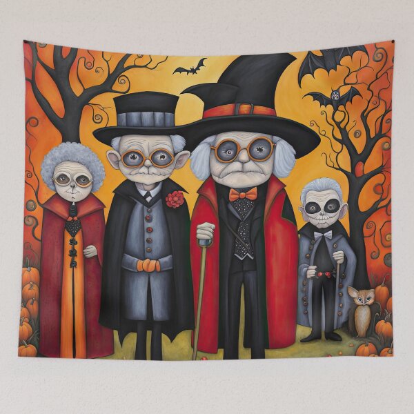 Item preview, Pensioners dressed as a Vampires for Halloween designed and sold by Colin Bentham.