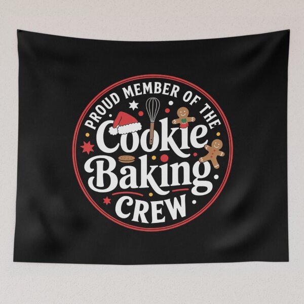 Item preview, Cookie Baking Crew Funny Xmas designed and sold by georgiaarsnal.