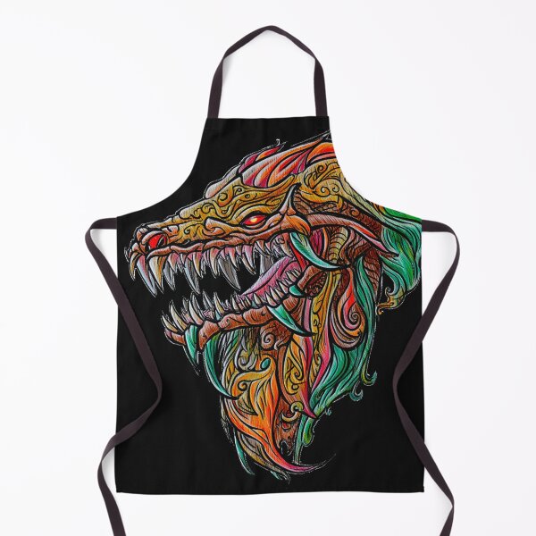 Item preview, Cool retro horror Heavy Metal monster flaming evil creature design artwork illustration designed and sold by Vintage Designs +.