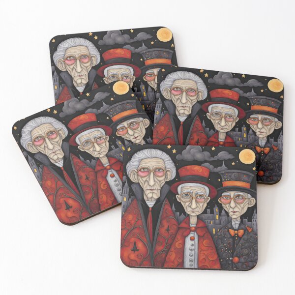 Item preview, Pensioners dressed as a Vampires for Halloween designed and sold by Colin Bentham.