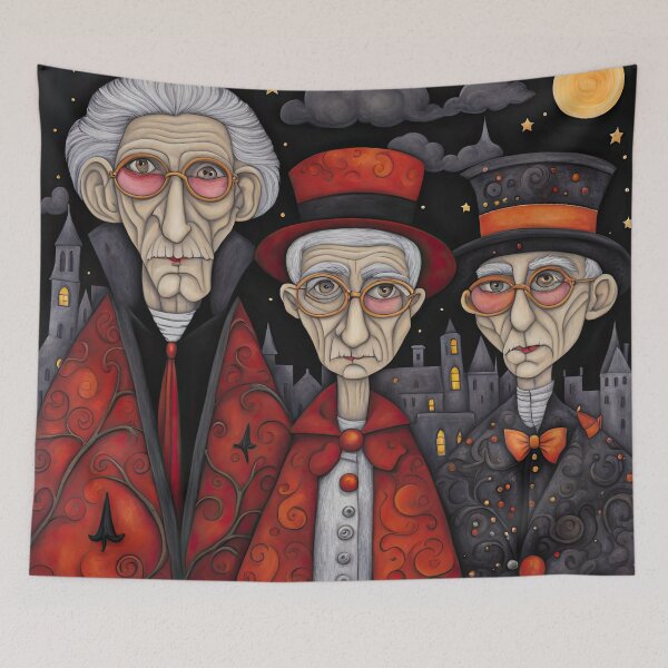 Item preview, Pensioners dressed as a Vampires for Halloween designed and sold by Colin Bentham.