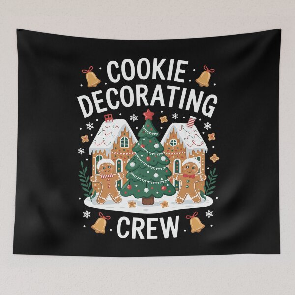 Item preview, Cookie Decorating Crew Gingerbread Funny Christmas Baker designed and sold by georgiaarsnal.