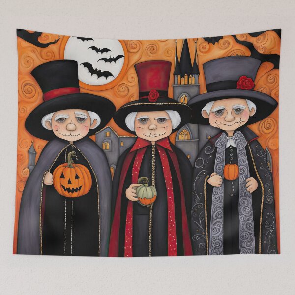 Item preview, Pensioners dressed as a Vampires for Halloween designed and sold by Colin Bentham.
