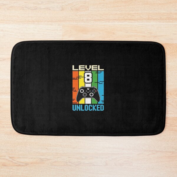 Item preview, Level 8 Unlocked Video Gamer 8th Birthday   designed and sold by Belkisallen.