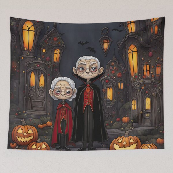 Item preview, Pensioners dressed as a Vampires for Halloween designed and sold by Colin Bentham.