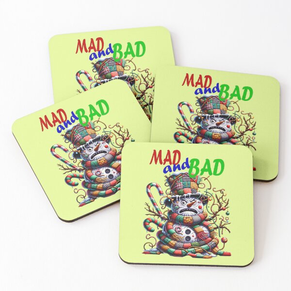 Item preview, mad and bad snowman, christmas fun designed and sold by LoneAngel.