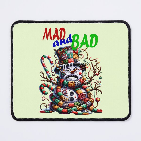 Item preview, mad and bad snowman, christmas fun designed and sold by LoneAngel.
