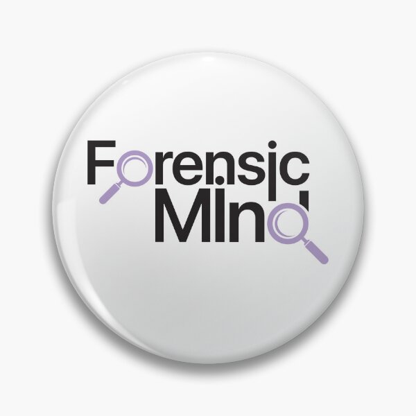 Item preview, Forensic Mind with Purple Magnifying Glasses designed and sold by ForensicMinds.