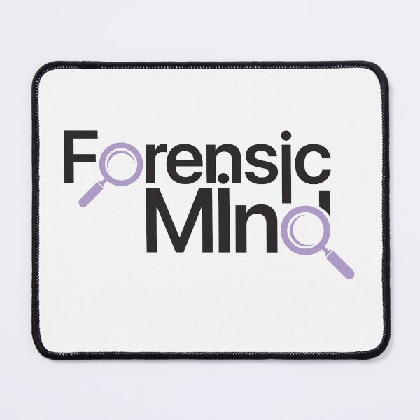 Item preview, Forensic Mind with Purple Magnifying Glasses designed and sold by ForensicMinds.