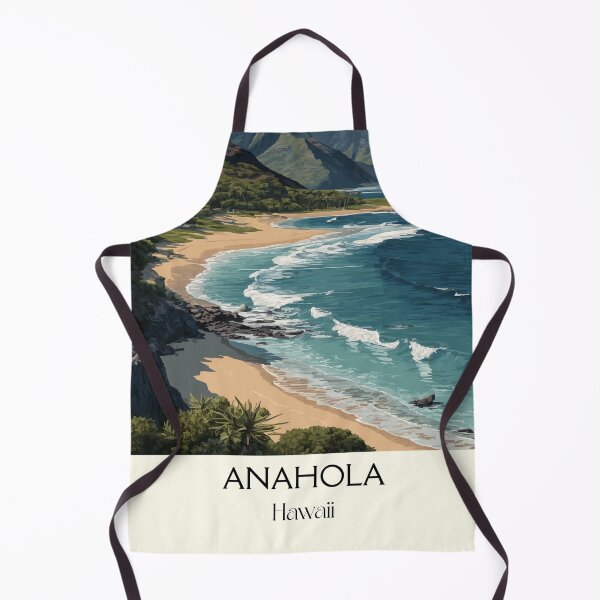 Item preview, Anahola Kauai Coastal View Art Print designed and sold by TuncGK.