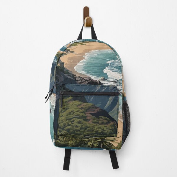 Item preview, Anahola Kauai Coastal View Art Print designed and sold by TuncGK.