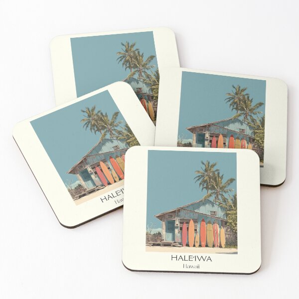 Item preview, Haleiwa Oahu Surf Town Art Print designed and sold by TuncGK.