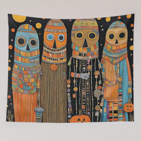 Item preview, Pensioners dressed as a Mummies for Halloween designed and sold by Colin Bentham.