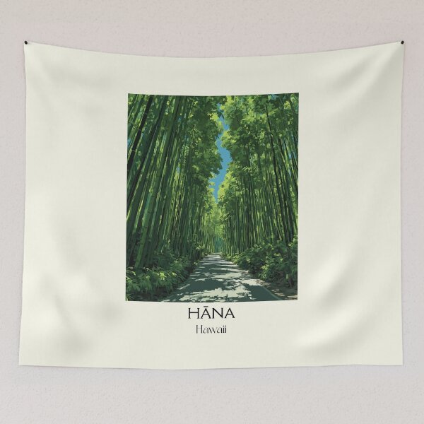 Item preview, Hana Maui Bamboo Forest Art Print designed and sold by TuncGK.