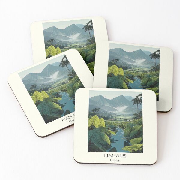 Item preview, Hanalei Kauai River Valley Art Print designed and sold by TuncGK.