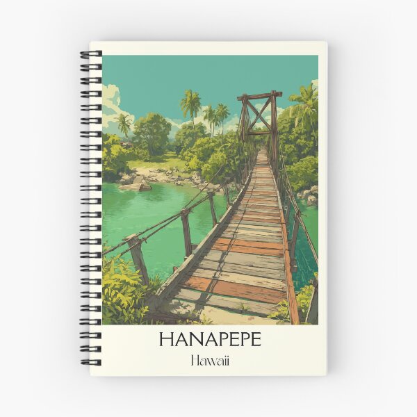 Item preview, Hanapepe Kauai Swinging Bridge Art Print designed and sold by TuncGK.
