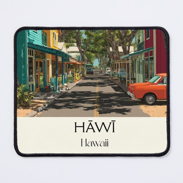 Item preview, Hawi Big Island Small Town Art Print designed and sold by TuncGK.