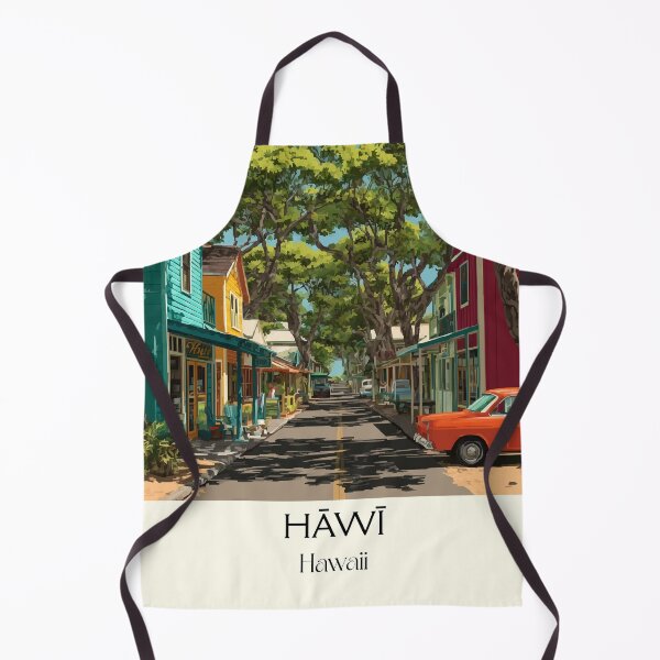 Item preview, Hawi Big Island Small Town Art Print designed and sold by TuncGK.