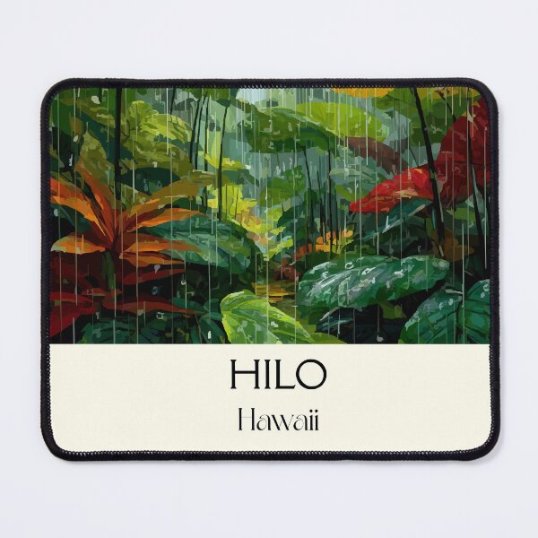 Item preview, Hilo Big Island Rainforest Art Print designed and sold by TuncGK.