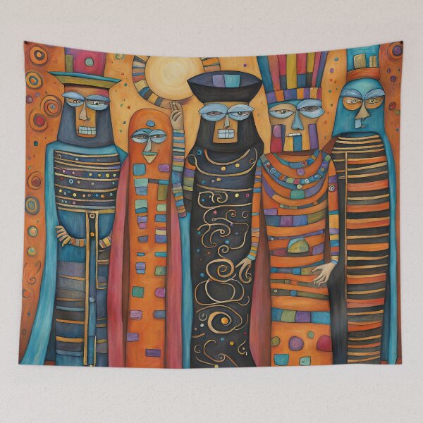 Item preview, Pensioners dressed as a Mummies for Halloween designed and sold by Colin Bentham.