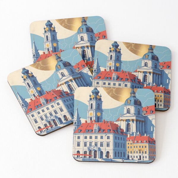 Item preview, Upplands Vaesby Sweden 1950s Vintage Travel Tourism designed and sold by TravelersGems.