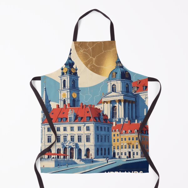 Item preview, Upplands Vaesby Sweden 1950s Vintage Travel Tourism designed and sold by TravelersGems.